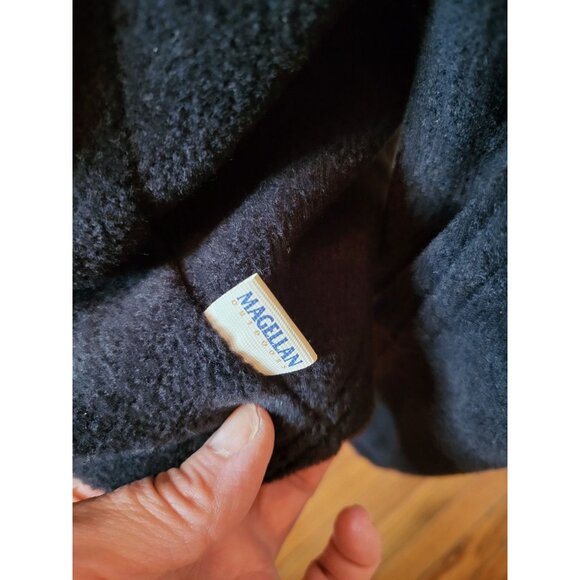 Women Magellan Outdoors Black Arctic Fleece Jacket M Zipper Gorpcore Winter Cozy - Picture 8 of 10